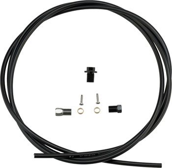 Shimano SM-BH90-JKS High Pressure Disc Brake Hose Kit - Straight Caliper Connector, 1700mm, Black EA Disc Brake Hose Kit