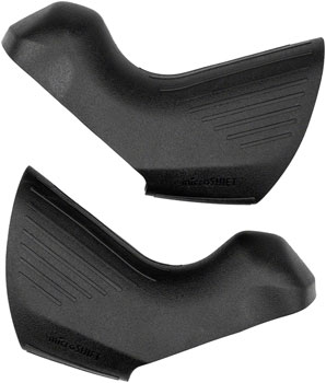 microSHIFT SB06 Drop Bar Lever Hoods - Fits Sword and Sword Black Drop Bar Levers, Pair Black PAA Brake Lever Hood