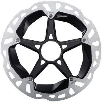 Shimano XTR RT-MT900-M Disc Brake Rotor - 180mm, Center Lock, Silver/Black EA Disc Rotor