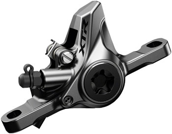 Shimano XTR BR-M9100 Disc Brake Caliper - Front or Rear, Post Mount, 2-Piston, Includes Metallic Pads Gray EA Disc Brake Calipers