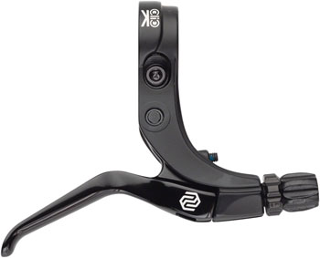 Promax Click V-Point Brake Lever - Long Reach, Black EA Brake Lever, Flat Bar/BMX- Individual