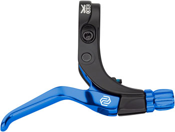Promax Click V-Point Brake Lever - Long Reach, Blue Black/Blue EA Brake Lever, Flat Bar/BMX- Individual