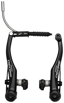 Shimano BR-T610 V-Brake - Rear, Black EA Linear Pull Brakes