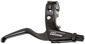 Shimano Deore BL-T610 Right V-Brake Lever Black EA Brake Lever, Flat Bar/BMX- Individual