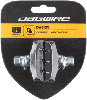 Jagwire Basics X-Age Molded Brake Pads Threaded 50mm Pad Black PAA Brake Shoe and Pad