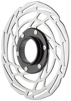 Jagwire Sport SR1 Disc Brake Rotor - 203mm, Center Lock, Silver EA Disc Rotor