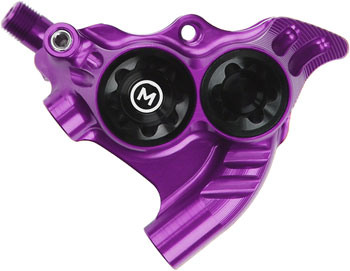 Hope RX4+ Disc Brake Caliper - Rear Flat Mount Direct, +20mm, Mineral Oil Type, Purple EA Disc Brake Calipers