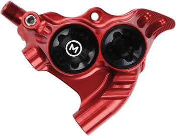 Hope RX4+ Disc Brake Caliper - Rear Flat Mount Direct, +20mm, Mineral Oil Type, Red EA Disc Brake Calipers