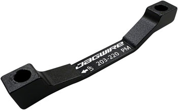 Jagwire Post Mount Disc Brake Adapter - +17mm, 203mm Post Mount to 220mm Rotor EA Disc Brake Adaptor