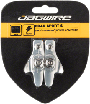 Jagwire Road Sport S Brake Pads SRAM/Shimano Silver PAA Brake Shoe and Pad