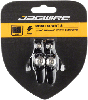 Jagwire Road Sport S Brake Pads SRAM/Shimano Black PAA Brake Shoe and Pad