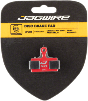 Jagwire Sport Semi-Metallic Disc Brake Pads - For Shimano S700, M615, M6000, M785, M8000, M666, M675, M7000, M9000, M9020, M985, M987 PAA Disc Brake Pad