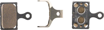 Shimano K04S-MX Disc Brake Pads and Springs - Metal Compound, Stainless Steel Back Plate, Pair PAA Disc Brake Pad