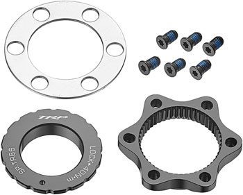 TRP CL86 Disc Brake Rotor 6-Bolt to Center Lock System - For 15-20mm Thru-Axle EA Disc Rotor Adaptor