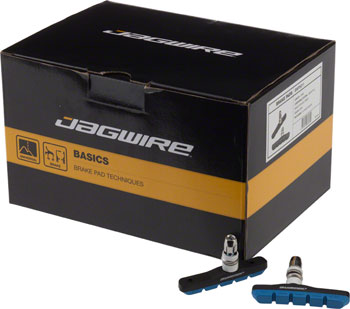 Jagwire Mountain Sport Brake Pads Threaded Post Box of 25 Pair, Blue BOX Brake Shoe and Pad