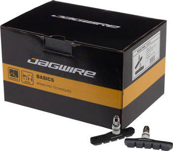 Jagwire Mountain Sport Brake Pads Threaded Post Box of 25 Pair, Gray BOX Brake Shoe and Pad