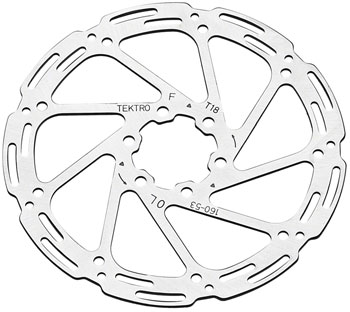 Tektro TR160-53 Disc Rotor - 160mm, 6-Bolt, 1.8mm Thickness, For 4-Piston Calipers EA Disc Rotor