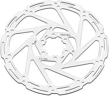 Tektro TR180-53 Disc Rotor - 180mm, 6-Bolt, 1.8mm Thickness, For 4-Piston Calipers EA Disc Rotor