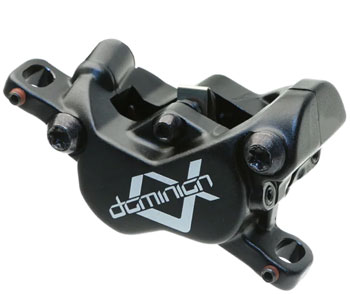 Hayes Dominion A4 Replacement Disc Brake Caliper - 4-Piston, Pads Sold Separately, Black EA Disc Brake Calipers