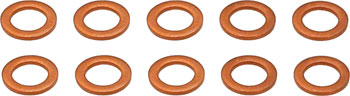 Hope Brake Hose Seal Washer - Copper, For 6mm Hose, 10 pcs. EA Disc Brake Hose Parts