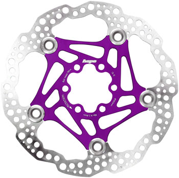 Hope Floating Disc Brake Rotor - 160mm, 6-Bolt, Purple EA Disc Rotor