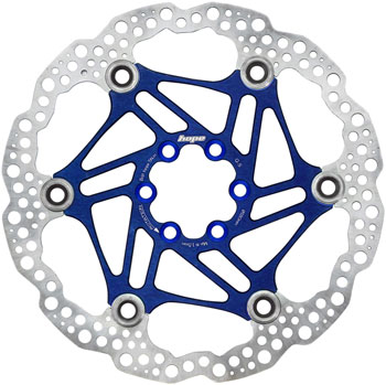Hope Floating Disc Brake Rotor - 180mm, 6-Bolt, Blue EA Disc Rotor