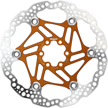 Hope Floating Disc Brake Rotor - 180mm, 6-Bolt, Orange EA Disc Rotor
