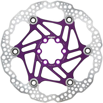 Hope Floating Disc Brake Rotor - 180mm, 6-Bolt, Purple EA Disc Rotor