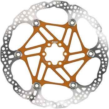 Hope Floating Disc Brake Rotor - 220mm, 6-Bolt, Orange EA Disc Rotor