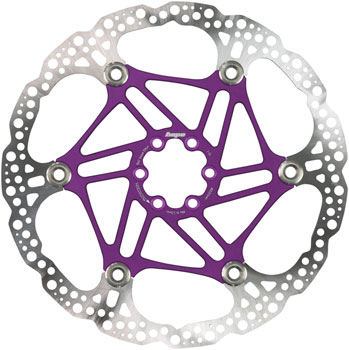 Hope Floating Disc Brake Rotor - 220mm, 6-Bolt, Purple EA Disc Rotor