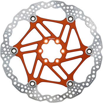 Hope Floating Disc Brake Rotor - 200mm, 6-Bolt, Orange EA Disc Rotor