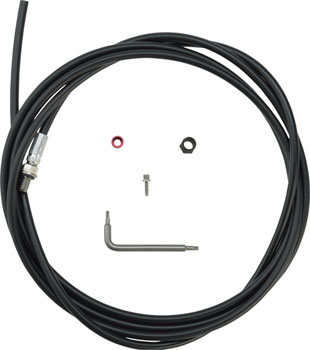 Avid Elixir Hydraulic Line Kit, Fits Elixir 5, R, CR, X0, CR, Mag, 2012+ XX, Trail, 2 Meters, Black EA Disc Brake Hose Kit