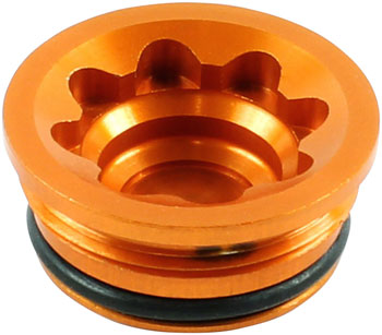 Hope V4 Large Disc Brake Caliper Bore Cap - Orange EA Disc Caliper Part