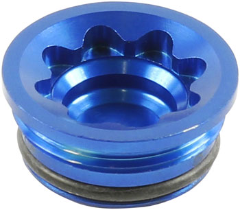 Hope V4 Small/E4 Disc Brake Caliper Bore Cap - Blue EA Disc Caliper Part