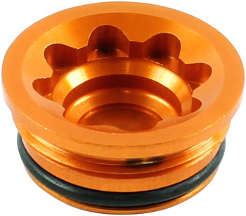 Hope V4 Small/E4 Disc Brake Caliper Bore Cap - Orange EA Disc Caliper Part