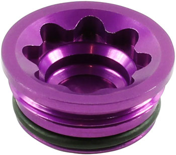 Hope V4 Small/E4 Disc Brake Caliper Bore Cap - Purple EA Disc Caliper Part