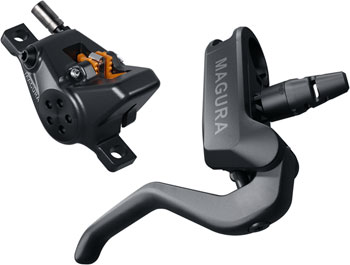 Magura MT A2 Disc Brake and Lever - Rear/Right, Post Mount, 2-Piston Caliper, Black EA Disc Brake & Lever