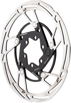 Jagwire Pro LR2-E Ebike Disc Brake Rotor with Magnet - 160mm, 6-Bolt, Silver/Black EA Disc Rotor