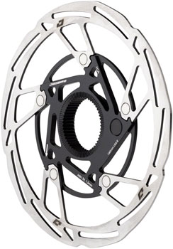 Jagwire Pro LR2-E Ebike Disc Brake Rotor with Magnet - 160mm, Center Lock, Silver/Black EA Disc Rotor