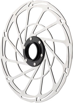 Jagwire Sport SR1 Disc Brake Rotor - 220mm, Center Lock, Silver EA Disc Rotor