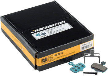 Jagwire Sport Organic Disc Brake Pads - For various SRAM Level and Avid Elixir Models, Box/25 Pairs EA Disc Brake Pad