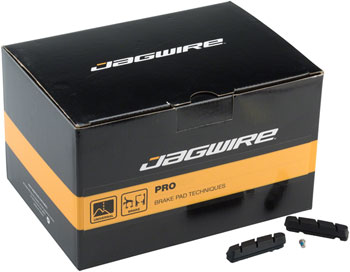 Jagwire Road Pro S Brake Pad Inserts SRAM/Shimano Box of 50 Pairs, Black EA Brake Shoe and Pad