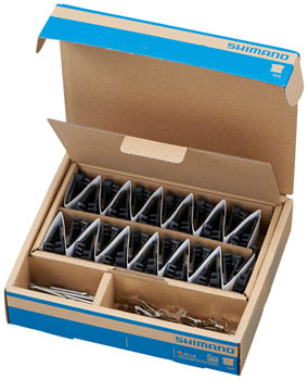 Shimano J05A-RF Disc Brake Pad and Spring - Resin Compound, Finned Aluminum Back Plate, Box/25 pair BOX Disc Brake Pad