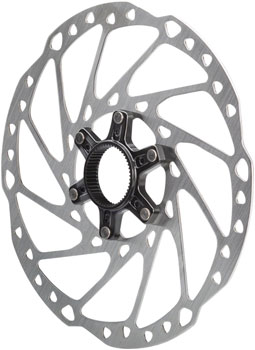 Shimano SM-RT64-L Disc Brake Rotor with External Lockring - 203mm, Center Lock, Silver EA Disc Rotor