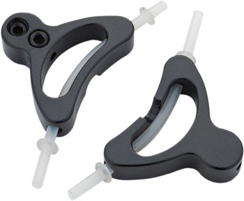 Jagwire Alloy Straddle Cable Carrier, Black, Pair PAA Straddle Wires and Cable Carriers