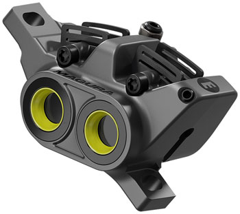 Magura Gustav Pro Disc Brake Caliper - Front or Rear, 4-Piston EA Disc Brake Calipers