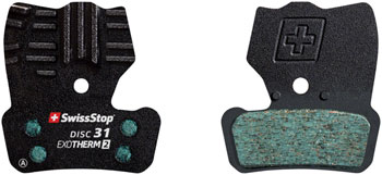 SwissStop EXOTherm2 Brake Pad Set, Disc 31: for SRAM Guide and Elixir Trail PAA Disc Brake Pad