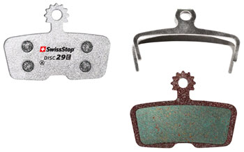SwissStop E 29 Disc Brake Pad - Organic Compound, For Code and Guide PAA Disc Brake Pad