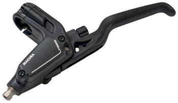Magura MT C ABS Disc Brake Master Cylinder and Lever Assembly - 3-Finger, Left, Carbotecture Blade, Black EA Hydraulic Brake Lever Part
