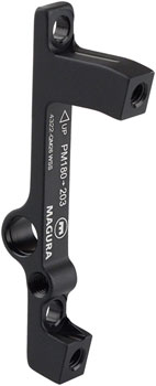 Magura QM 26 ABS Wheel Speed Sensor Disc Brake Adaptor - 180mm Mount to 203mm Rotor, Post Mount EA Disc Brake Adaptor
